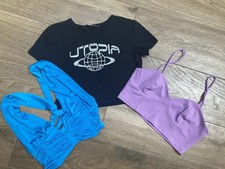 Bundle Of Three Tops - Size Medium - Blue & Lilac are Zara, black one Model
