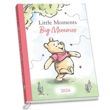 2026 Disney Winnie The Pooh A5 Diary Week to View Hard Back - Official Product