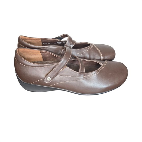 Wolky brown leather - leather, mary