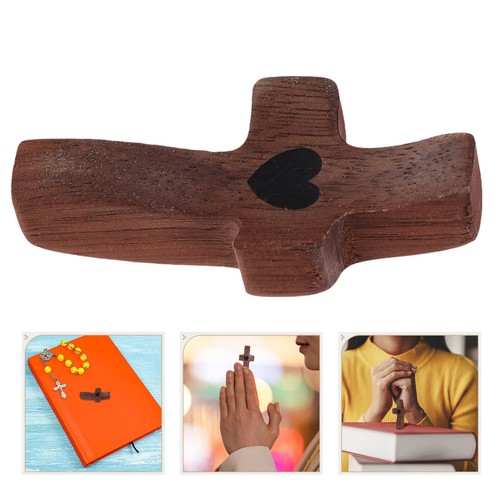 Small wooden crosses handheld - small,