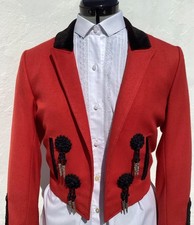 NWT Red Cropped Spanish