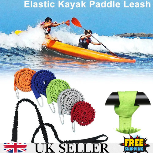 Adjustable kayak paddle - adjustable, leash