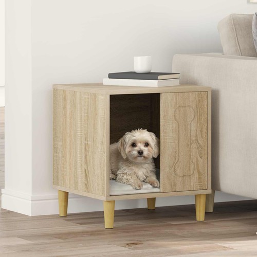Dog house oak x - dog,