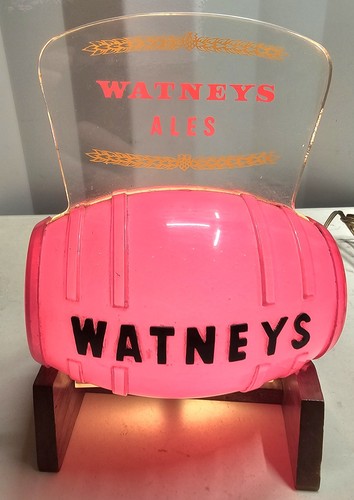 Watneys red barrel - barrel, advertising