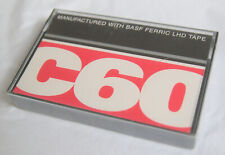 Sealed Vintage BASF c60 Cassette FERRIC LHD TAPE