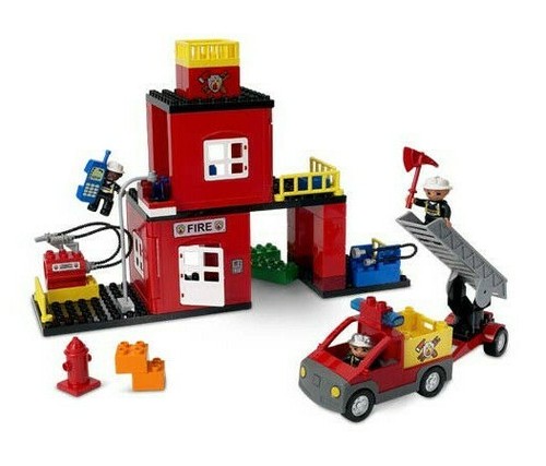 Lego duplo set 4664 fire - ,