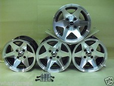 FORD ESCORT CAPRI CORTINA  7X13 13X7 STARMAG ALLOY WHEEL SET JBW STARMAGS