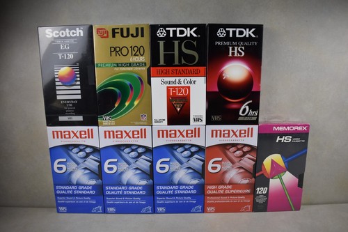 New lot vhs blank video - lot,