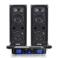 2x MAX 2 x 6" Speakers EQ