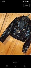 Black Shiny Pvc Coat