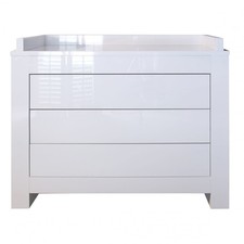 KIDSMILL Somero White Gloss Chest Of Drawers
