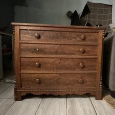 Antique Wood Chest of Drawers