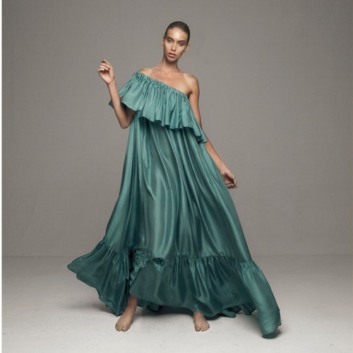 Kalita maxi dress blue - maxi, in