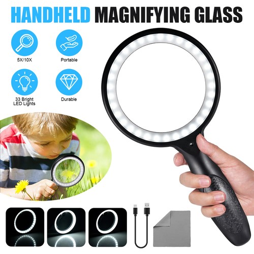 Magnifying glass 60x handheld - magnifying,