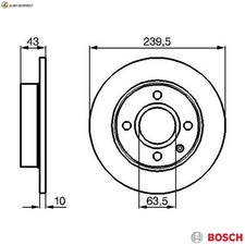 2x BRAKE DISCS 0 986 478 501