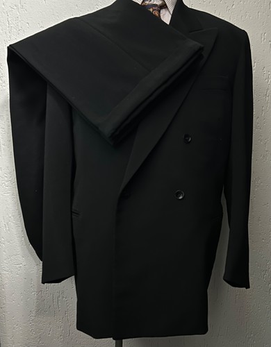 Men 1940s black suit - 1940s,