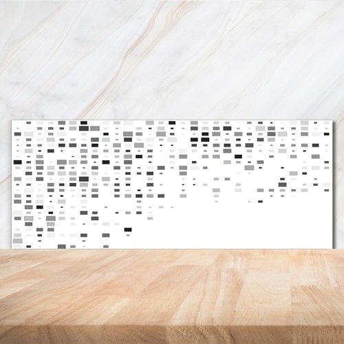 Kitchen glass splashback - kitchen,