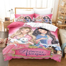 Girls' Barbie Bedding Set