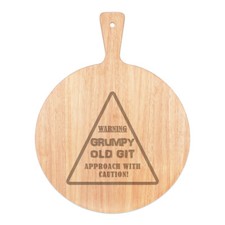 Warning Grumpy Old Git Yellow