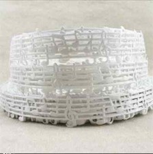 150cm x 30mm White Music Lace Ribbon White Pink Blue Musical Craft Gift