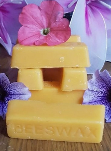 Organic yellow beeswax blocks - organic,