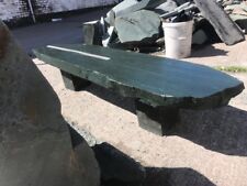 Highly Polished Slate Stone Bench / Buttermere Cumbrian Slate.