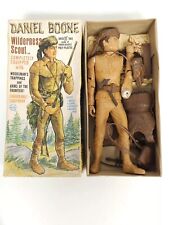 Marx Daniel Boone Wilderness Scout Action Figure with Original Box Accessories