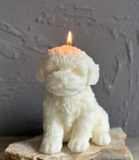 Soy wax puppy candle LARGE