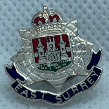 East Surrey - NEW British Army Military Cap/Tie/Lapel Pin Badge #55