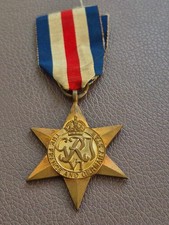 Genuine WW2 British Military Medal The France and Germany Star