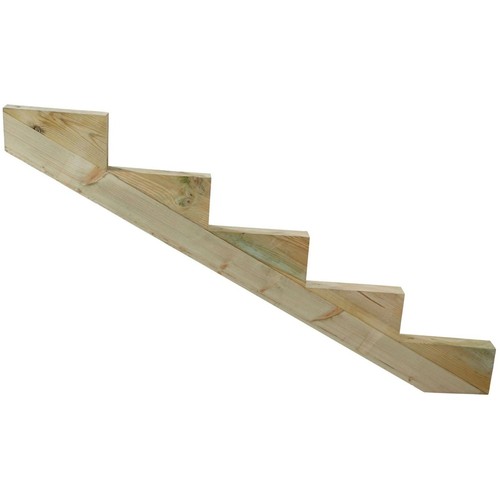 Decking stair step - step, pine