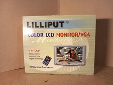 Lilliput 619GL-70NP/C 7” color LCD Monitor/VGA w/  PSU , cables remote, BOXED