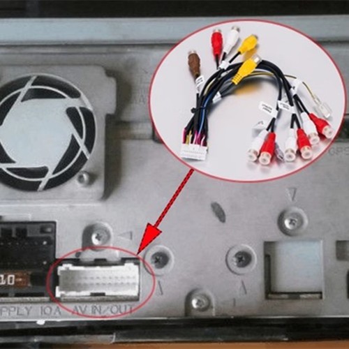 Car 24pin audio rca wire - 24pin,