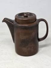 Arabia Ruska Brown Coffee Pot With Lid