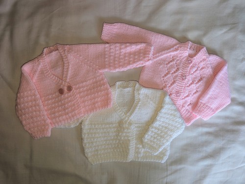 Hand knitted baby - knitted, girl