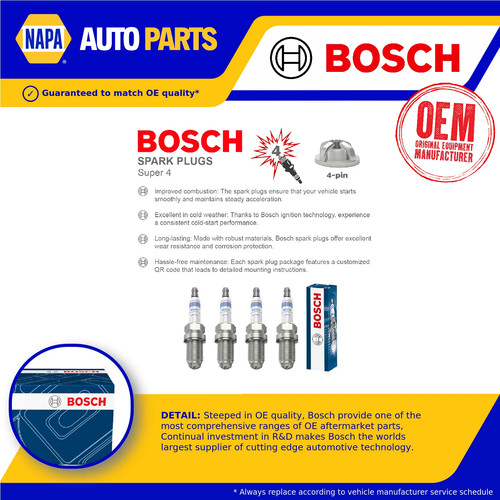 Spark plugs set 0242232502 - spark, 4x