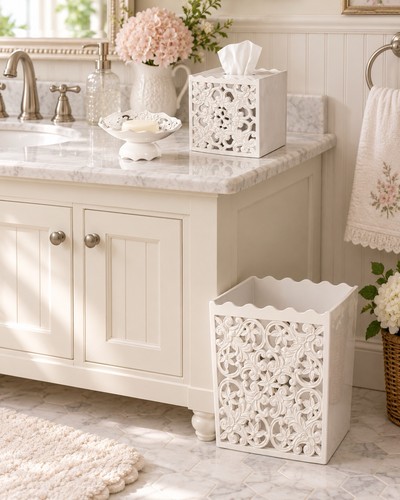 Creative bath belle - belle, white