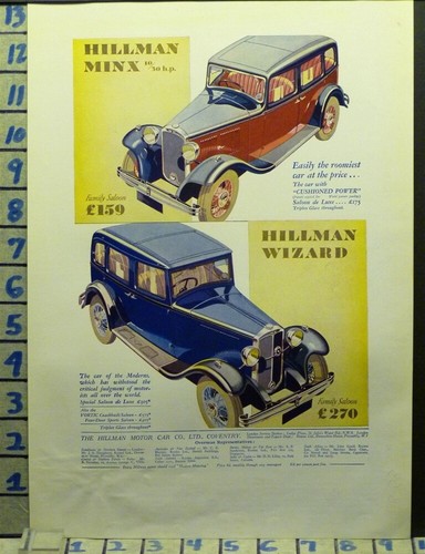 1932 hillman minx wizard - 1932,