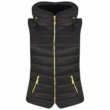 Kids Girls Boys Black Puffer