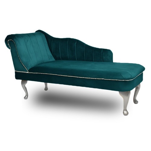Teal stripe chaise longue - teal,