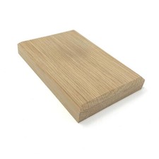 Solid oak wooden plaque blank - solid,