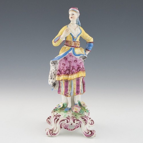 Bow porcelain figure - a,