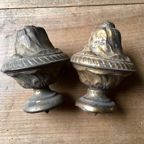 Victorian brass curtain pole - victorian,
