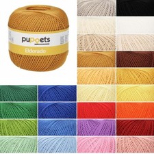 Puppets Eldorado No.10 100% Cotton Crochet Thread Craft 50g Ball