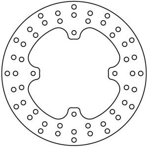 Rear brake disc brand lucas - disc,