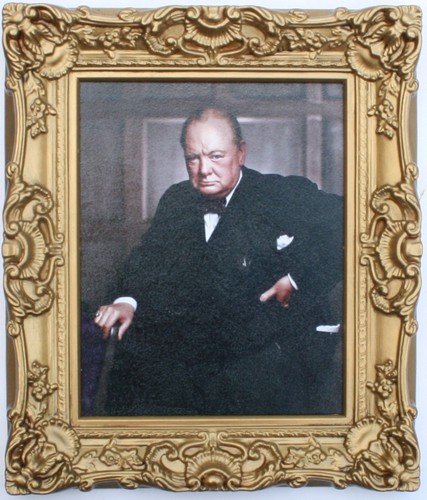 Sir winston churchill framed - sir,