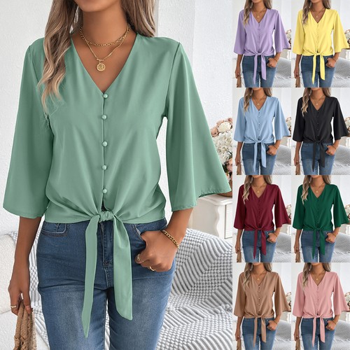 Women button v - uk, women's