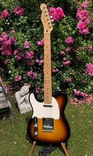 FENDER TELECASTER LEFT HANDED ELECTRIC GUITAR MIM 2006 SUNBURST | BAG | MEXICO