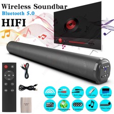 Powerful TV Sound Bar Home Theater Subwoofer Soundbar Bluetooth Wireless Speaker