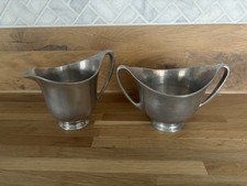 Picquot Ware Milk (creamer) & Sugar Bowl Set